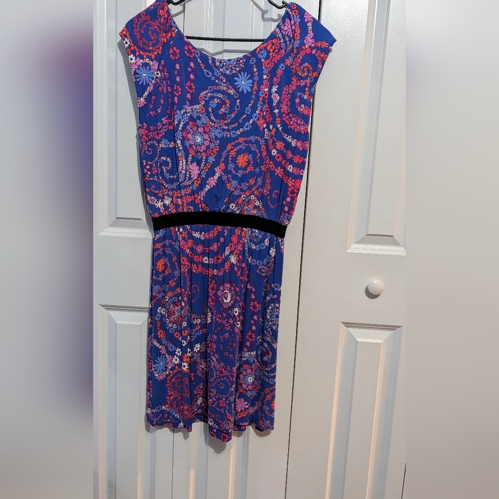 Lilly Pulitzer Midi Cap Sleeve Dress Size Large